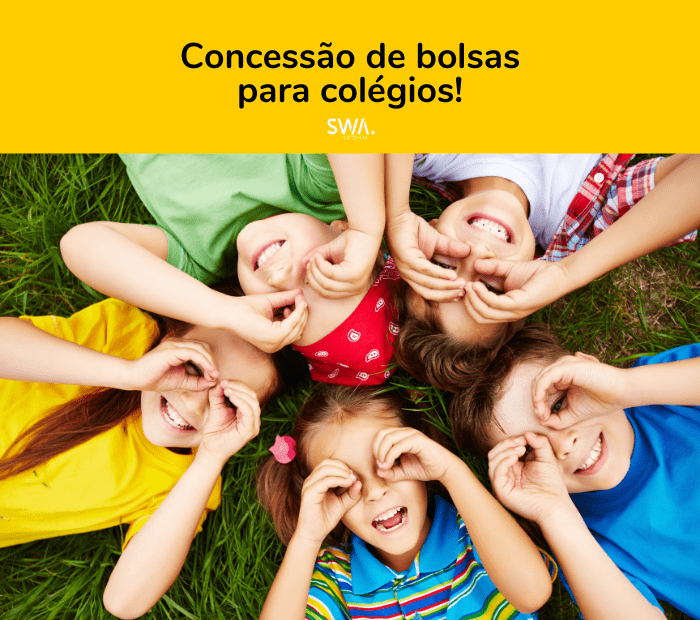 Concessão de bolsas para seu colégio se destacar